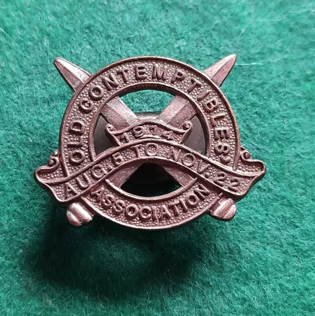 Old Contemptibles Association August-November 1914 badge.