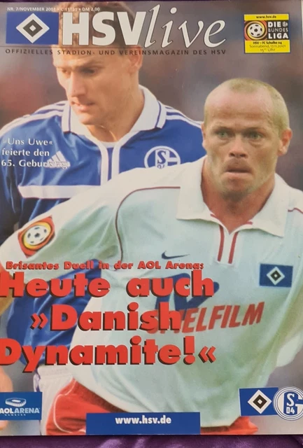 2001/02 1.BUNDESLIGA HAMBURGER SV FC Schalke 04 EUR 2,99 PicClick DE