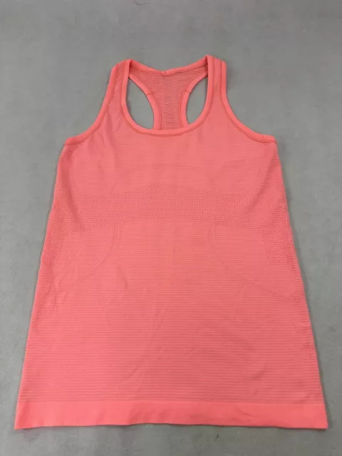 Lululemon Swiftly Tech Racerback Tank Top Pink Womens 6 EUC