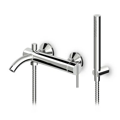 Monocomando Vasca Doccia Esterno C/accessori Serie Zxs - Cromo