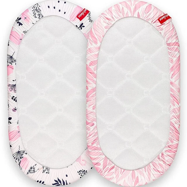 Cozy Baby Bassinet Sheets Floral Pattern Bassinet Crib Sheet