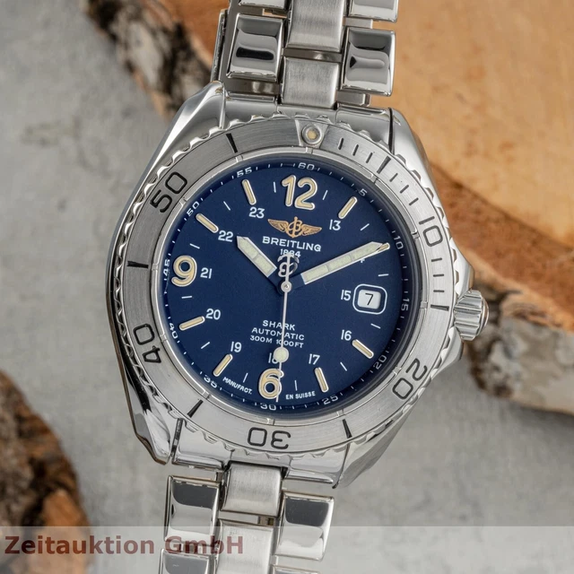 BREITLING SHARK PROFESSIONAL Stahl Automatik Herrenuhr Ref. A17605