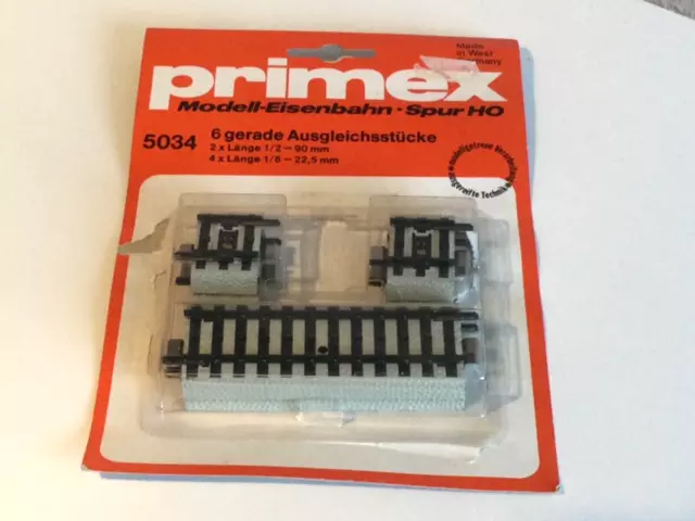 Märklin Primex 5034 Ausgleichsstücke und 2 Prellböcke 7158 Neuwertig !