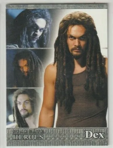 Stargate Heroes SG-1 Atlantis Trading Card #80 Jason Momoa as Ronon Dex