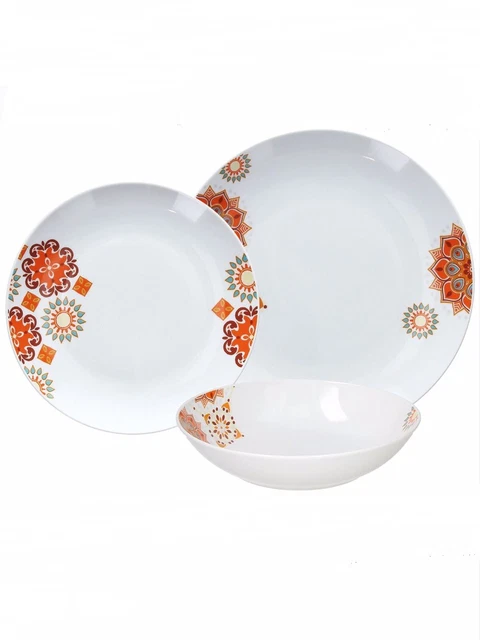 Servizio Piatti Tognana Poivre Per 6 Persone - 18 Pezzi In Porcellana Multicolor, Design Moderno - Foto 9