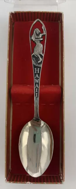 Vintage Collector/Souvenir Hawaii Spoon, Dancing Hula Girl Hawaiian