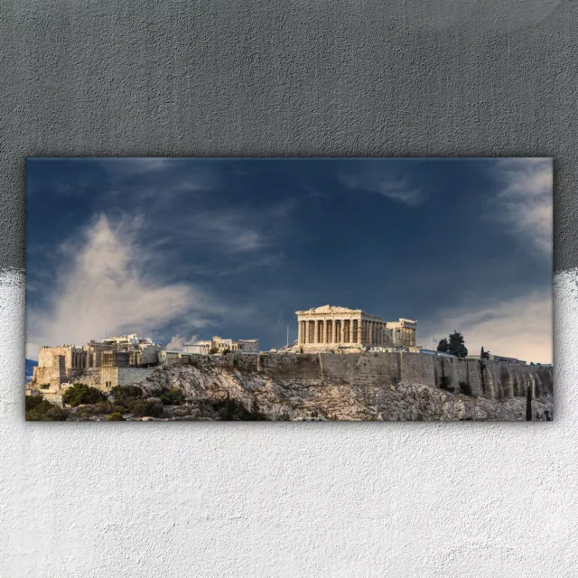 Parthenon Tempel 100x50 Canvas Wandbild Leinwand Wandbilder