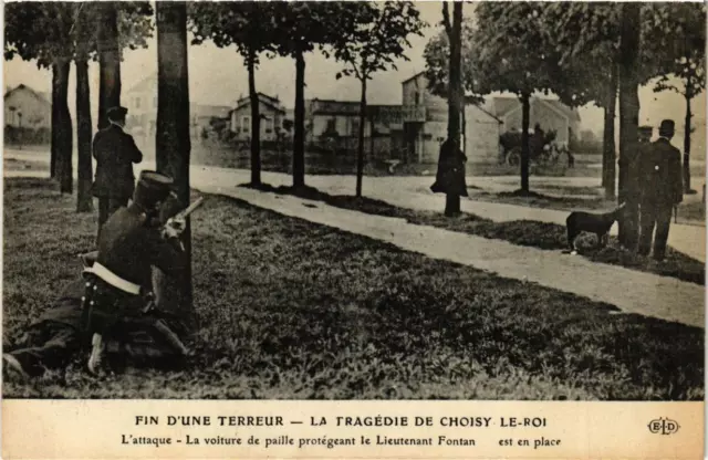 CPA AK Tragedy of CHOOSE-the-King End of a Terror The Attack (700293)