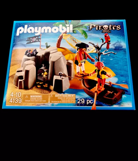 PLAYMOBIL 4139 PIRATES ISLA PIRATA DEL TESORO Nuevo New Sealed