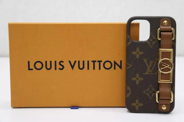 Louis Vuitton iPhone 12/12 PRO Bumper Dauphine Monogram Phone Case w/ Box