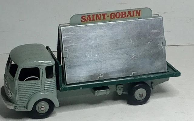 Miniature Dinky Atlas Simca Miroitier Saint Gobain - échelle 1:65 - Couleur Jaune - Zamak - Neuf