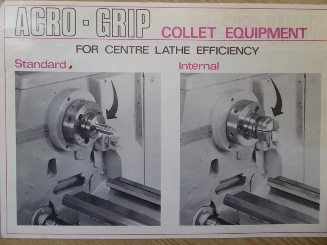 ACRO-GRIP COLLET ATTACHMENT To Fit Harrison M300, With Collets. £500 ...