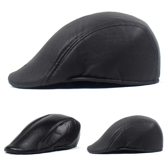 Ivoire Béret Plat Homme Automne Hiver for Chapeau Vendeur de Journaux Casquette