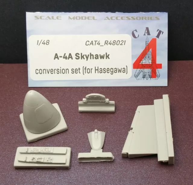 CAT4 R48021 A-4A Douglas Skyhawk Conversion Set for Hasegawa, 1:48 scale resin