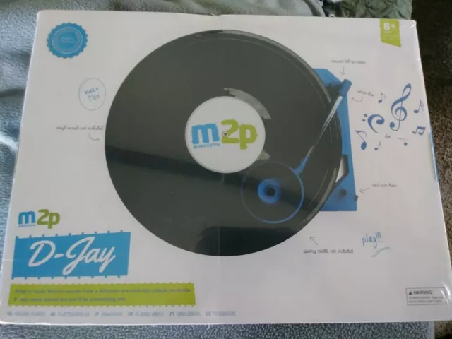 M2p D Jay Record Player LP Fundamental Science Kit Make 2 Play