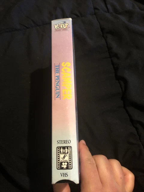 SCAMPER THE PENGUIN VHS Fully Animated Film Family Movie Just For Kids ...