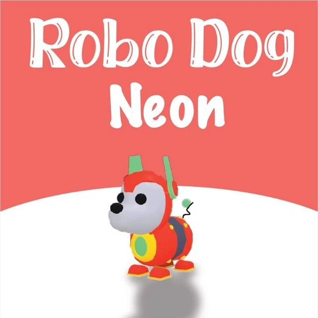 NEON FLY RIDE RoboDog for Adopt Me! Worldwide Ultra fast shipping! 🤖