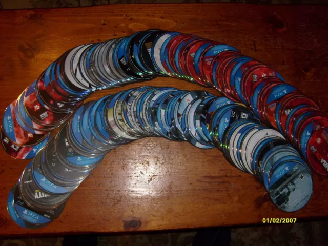 Lot Of Over 190 Playstation 4 (Ps4)Video Games...as Is Lot # 19