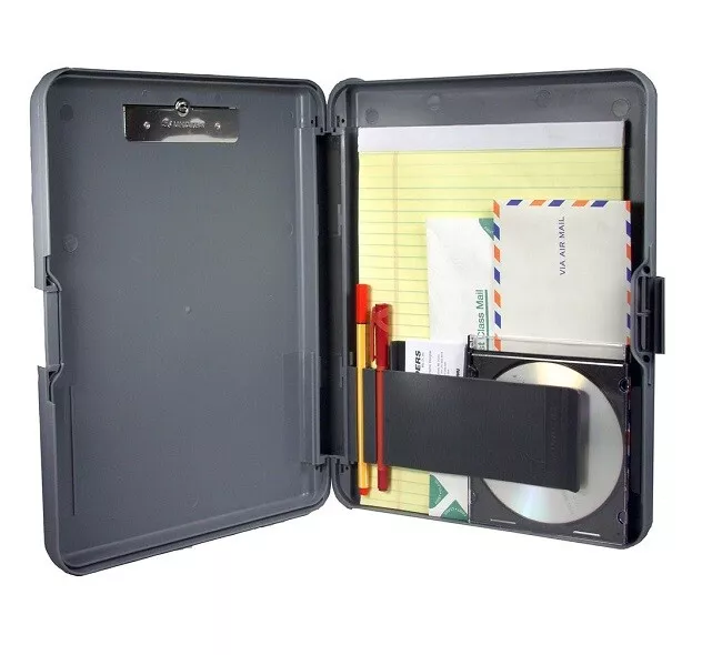 Saunders 00470 Gray Letter/A4 WorkMate Plastic Storage Clipboard 10.6" x 13.5"