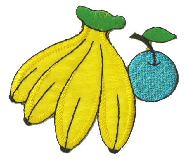 Patch Ecusson brodé thermocollant patche Banane Banana