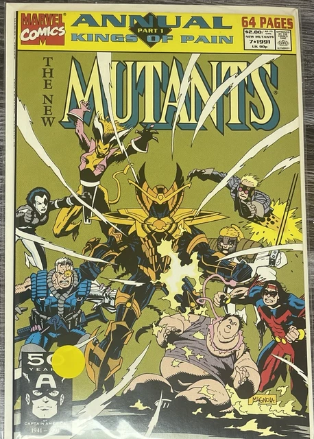 The New Mutants Annual 7 Marvel Comics 1991 Kings of Pain Part 1