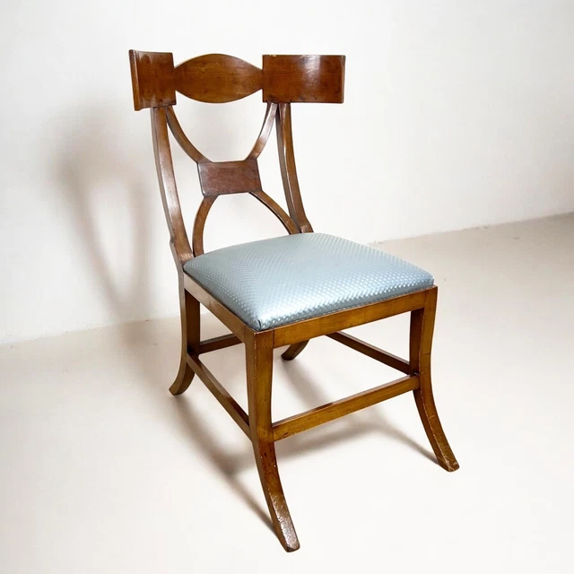 Okeysen Poltrona In Pelle E Legno Stile Mid-Century: Comoda Sedia Retro Per Soggiorno O Ufficio (Marrone)