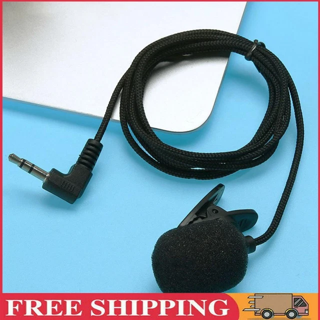 Mini Clip-on Lapel Microphone Portable for Audio Video Recording