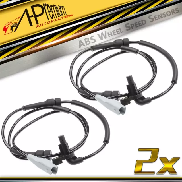 A-Premium 2x Front ABS Wheel Speed Sensors for Citroen Berlingo Peugeot Partner