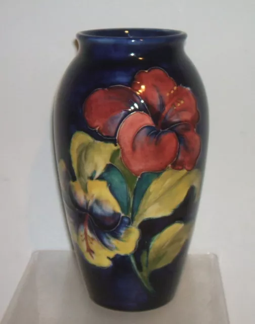 Moorcroft Hibiscus 7 1/4" Vase