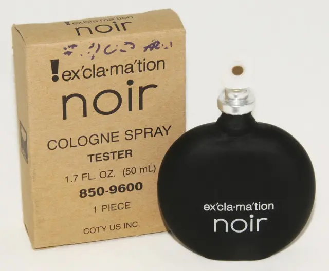 Coty ~ Exclamation Noir 1.7 oz Womens Cologne Perfume Spray *NEW w/ Box No Cap