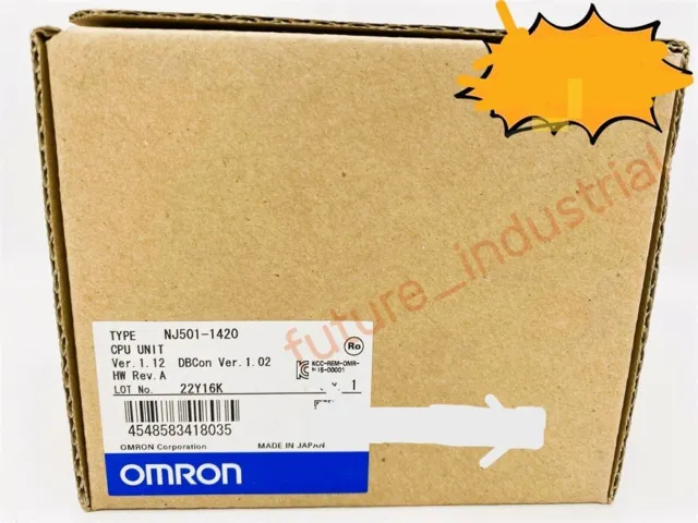 Brand NEW Genuine Omron NJ501-1420 Unit Module NJ501 1420 DHL/UPS/SF