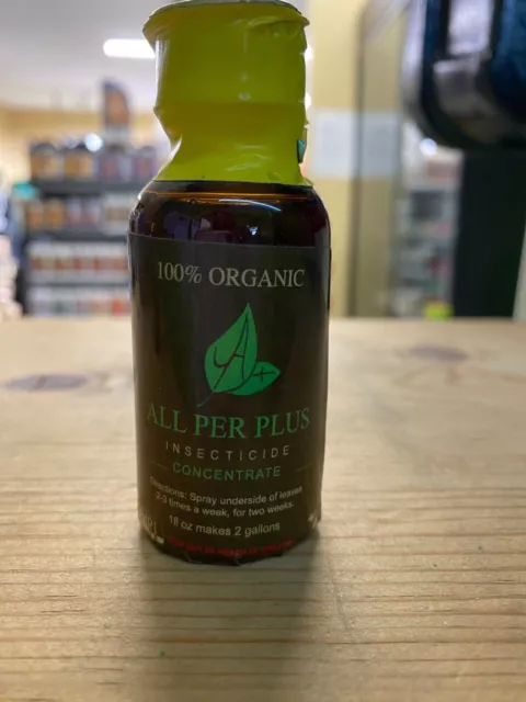 All Per Plus Concentrate 1 oz Bottle. Makes 1 GL. Beneficial and Organic 