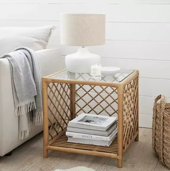 White company side table store