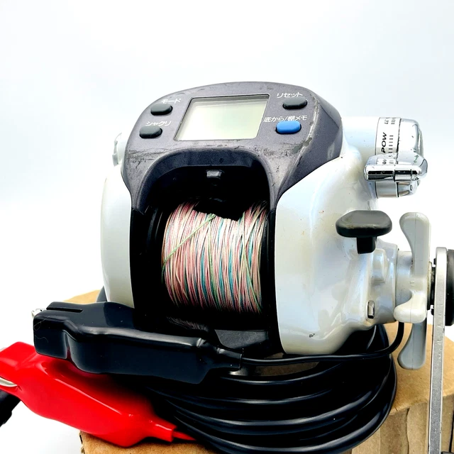 リール DAIWA SUPER TANACOM-X 500cp Daiwa SUPER TANACOM X 500CP Auto Jigging Electric Dial Reel