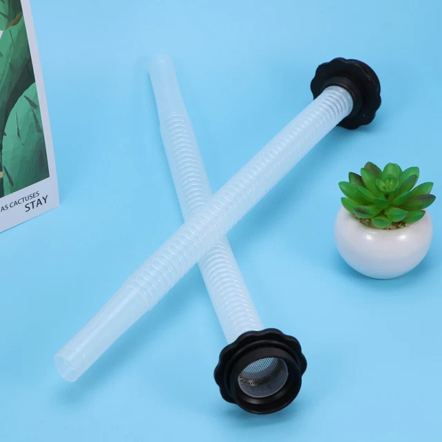 2 pz secchio portatile esteso uso guida olio tubo gas beccuccio olio plastica
