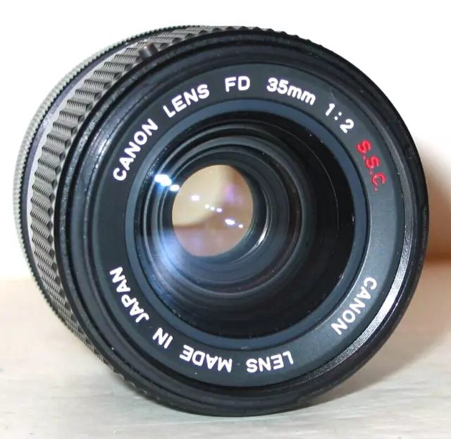 CANON LENS FD S.S.C. 2/35MM OBJEKTIV 35MM f/2 – CANON FD MOUNT - FOR SERVICE