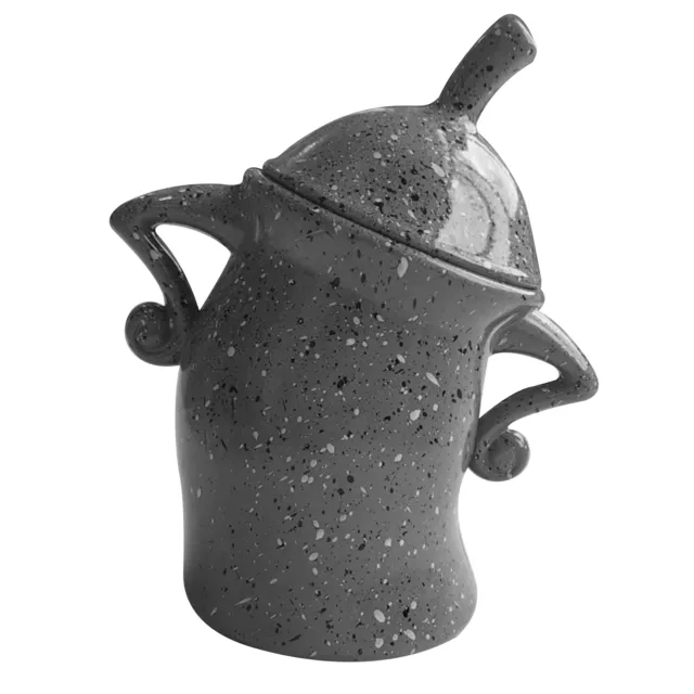 Desktop Mug Ornament Easy To Store Drop-Resistant Sturdy(Grey) ND2