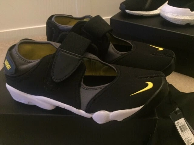 NIKE RIFT Mens - Black & Yellow - UK Size Excellent Condition EUR 85,97 - PicClick FR