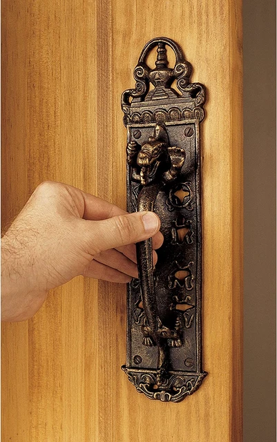 Gate Cast Iron Door Hardware Home Improvement Bar Décor Garage Door Pull Handle
