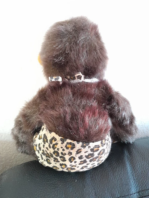 Peluche singe DDR années 50-60 bois laine peluche très