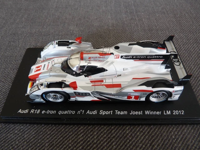 AUDI R18 E-TRON quattro #1 5e des 24 heures du Mans 2013 Spark S3742 1