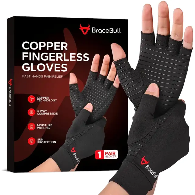 Guantes De Compresion Ortopedicos Para El Dolor De Artritis Y Tunel Carpiano