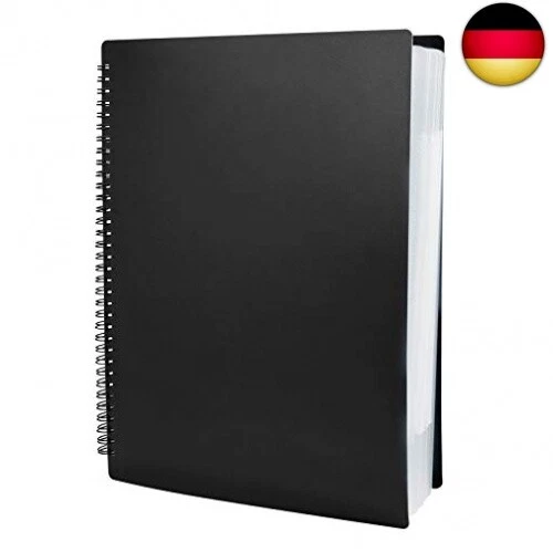 Classeur Partitions Musique A4 - 20 Poches Imperméables | Rangement Partitions Piano Et Chant