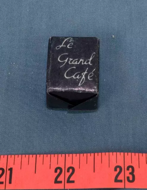 Vintage Le Grand Cafe Paris France Hotel Soap Advertising Design dq