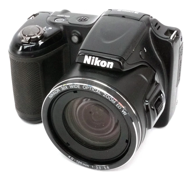 Nikon COOLPIX L820 16.0MP 30x Zoom Digital Camera Full HD 1080p Video Lot CC