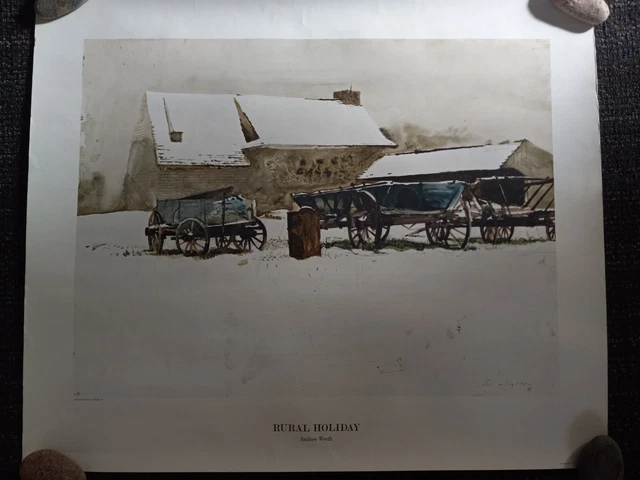 Andrew Wyeth RURAL HOLIDAY Print 20x24