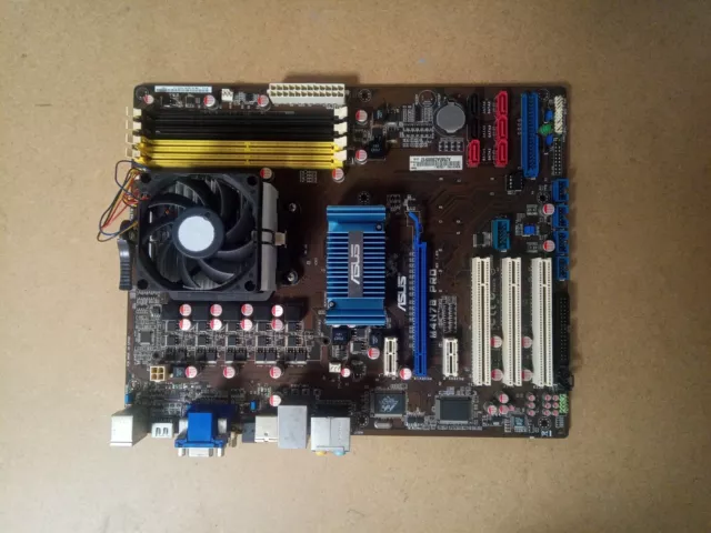 Mainboard Asus Mother Board M4N78 Pro  + Cpu Amd Athlon 64 X2 5200+ Placa Base