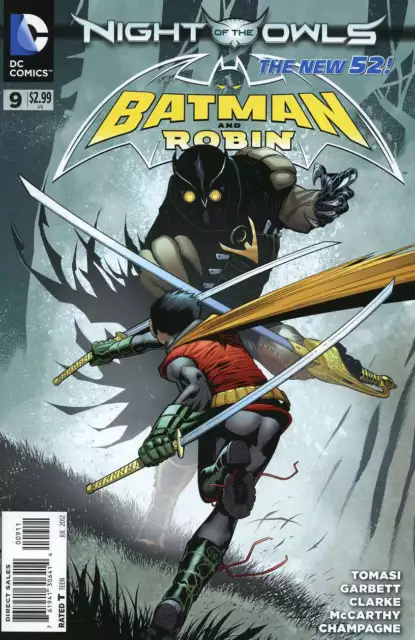 Batman and Robin (2nd Series) #9 VF/NM; DC | New 52 Night of the Owls - we combi