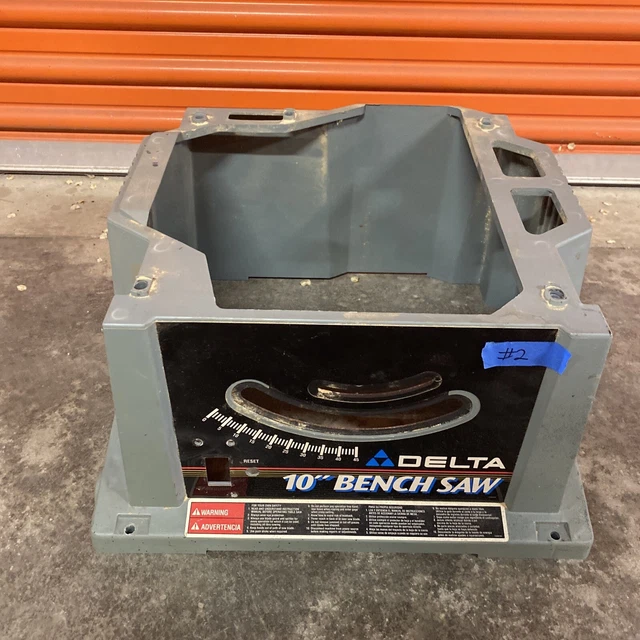 Delta Table Saw 36-540 Type 2 10" Bench Saw Shell Plastic Housing Body Stand #2