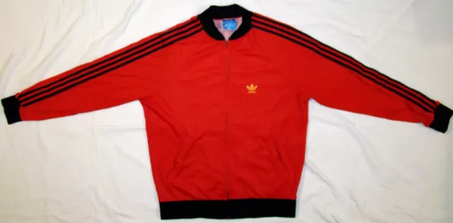 Vintage ADIDAS Ventex 1970's ATP SuperStar Track Top Jacket Tracksuit # M / L